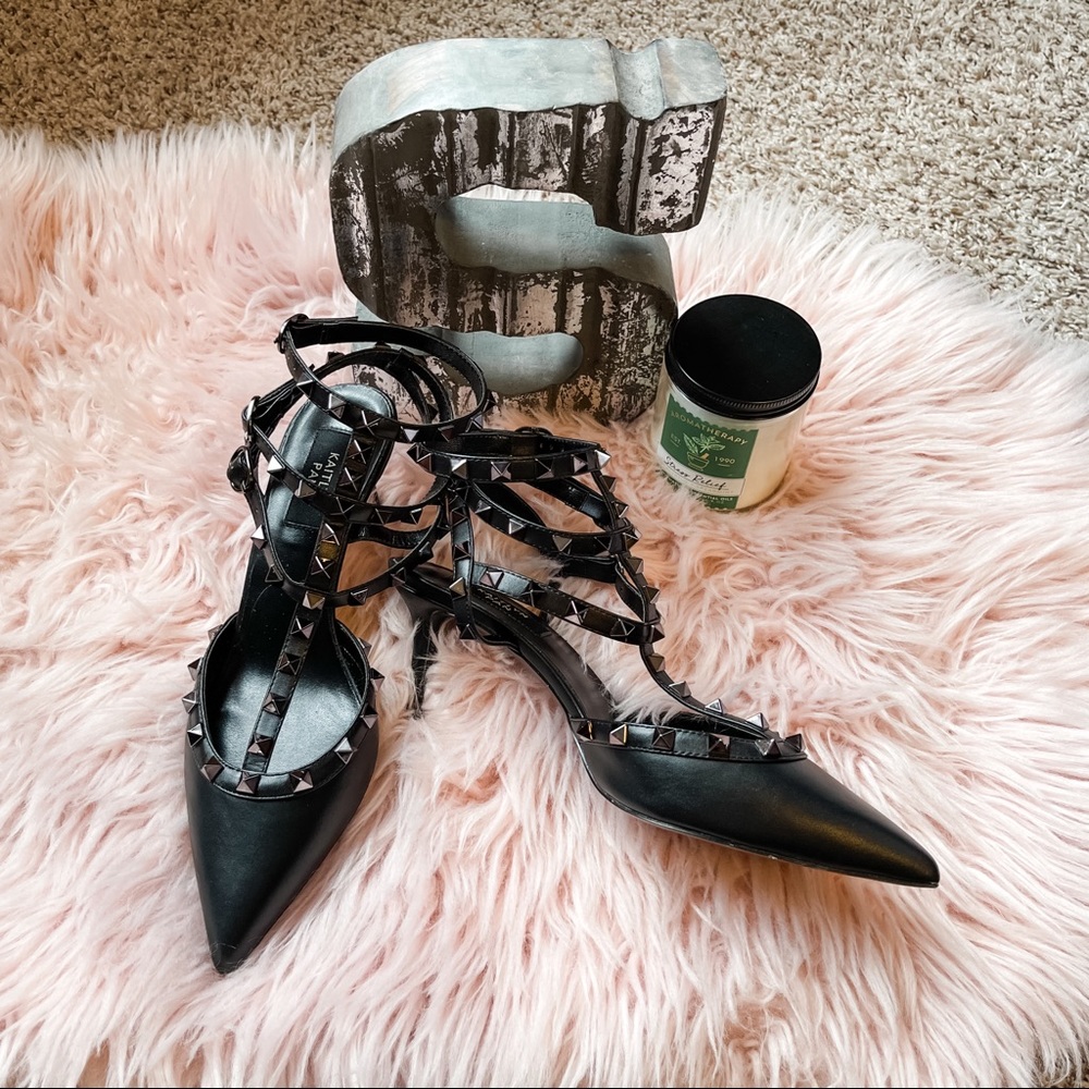 Kaitlyn Pan Rock Stud Shoes